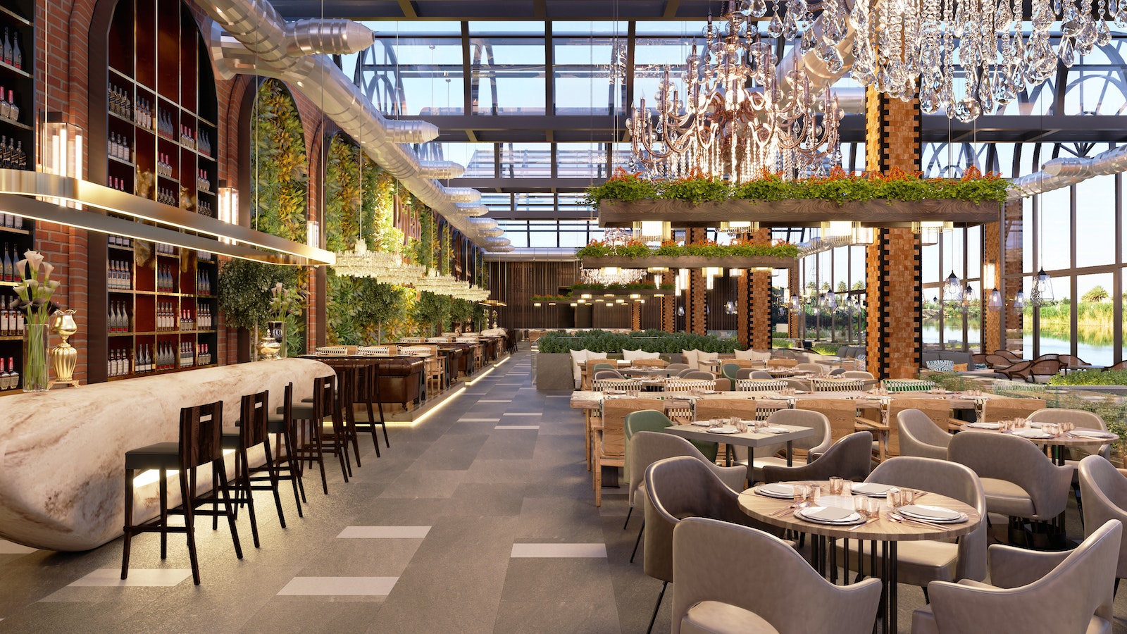 offer a variety of dining options