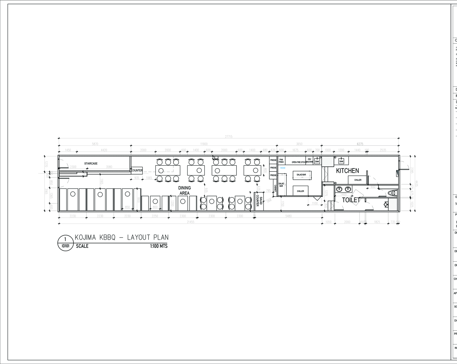 restaurant floor plan